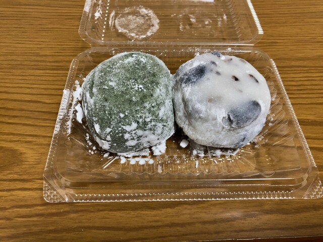 濃い草大福＆黒豆大福