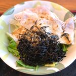 さくら本店 - (ﾗﾝﾁ)さくら定食 変わり鉢：豚しゃぶとひじきのサラダ　2023.6.27