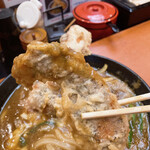 讃歌うどん はんげしょう - 大きな鶏天は２つ