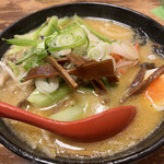 元祖札幌や - ニンニクが効いてる　味噌野菜ラーメン