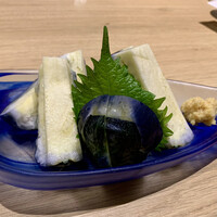 うなぎ和食  しら河 今池ガスビル店 - 水なす漬け　¥980