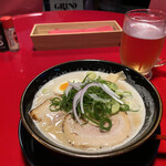 麺×BAR SAKEBU - SAKEBU極鶏白湯