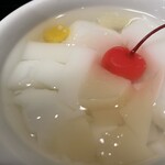 中国料理 芳仙閣 - デザートの杏仁豆腐