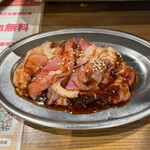 飛騨焼肉・ホルモンぼたん - 名物シロ　300円