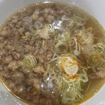 肉そば 藤七 - つけ汁アップ