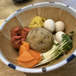 立呑み 魚椿 - ポテトサラダの具材一覧