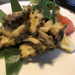 伊勢海老　海鮮蒸し料理　華月 - あわびバター焼き