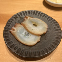 鮨トキドキ串 海老虎 - 水蛸の水煮