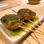 串焼まつすけ - モッツァレラのトマト巻