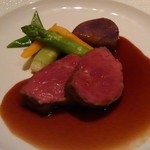 銀座 レカン - メイン  牛ロースト(私)