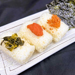 Onigiri with Korean seaweed