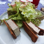 レ ファーブル ボンジュール - 鶏レバーペーストのサンドイッチ