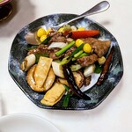 中国飯店 瑞鳳 - ディナーセット（牛薄切り肉の辛子炒め）