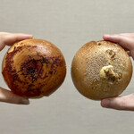 SONOHI BAGEL - 『ベーグル 明太子』
      『ベーグル くるみクリームチーズあんこ』