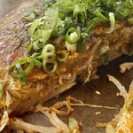 Teppansakaba Okonomiyaki Daigorou - タラスペ（たらこスペシャル）もち入り