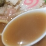 麺家 たけ田 - スープの感じ