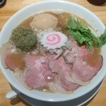 麺家 たけ田 - 特製とり白湯らーめん＋あさりペースト（限定）