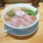 麺家 たけ田 - 特製とり白湯らーめん＋あさりペースト（限定）