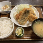 Yoshi hara - フライ三点定食850円