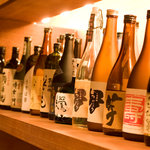 北新地 すがはら - 常時４０種類以上の焼酎を取り揃えております。