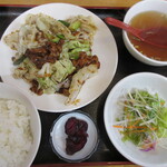 チャイナダイニング 龍 - 回鍋肉定食　750円