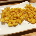 北海道 産直炉端 北の家族 - とうもろこし天麩羅