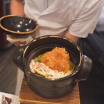 うぶか - 北海ずわい蟹、アスパラガスご飯