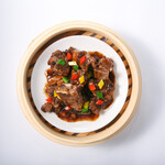 Steamed spare ribs with black beans