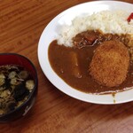 立喰いそば さとう - 2015/04/23 コロッケカレーライス ¥530