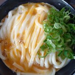 山越うどん - かまたま大(450円)