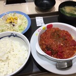 松屋 - 2019/05/03 トマトビーフハンバーグ定食