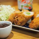 卓 - アスパラ豚肉巻きその２