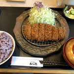 Katsutoku - 金山牧場三元豚ロースかつ定食（1,595円）