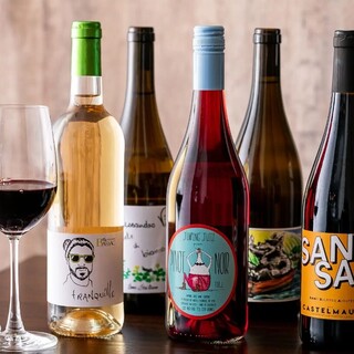 常備8種天然葡萄酒!豐富的飲品菜單