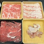 Shabuyou - 豚肩ロース,豚バラ肉,牛肉,鶏肉 食べ放題
