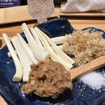 北新地ここの - しまらっきょうはお酒のお供に最高。