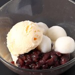 Koubaiya - 自家製　白玉ぜんざいアイスクリーム