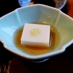 彩つむぎ - 先付　夕顔豆腐