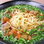 美野里パーキングエリア（上り線）フードコート - スタミナニララーメン麺アップですｗ