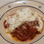 ～Spaghetti～ Puglia style “Assassin’s Pasta” topped with Straccia cheese