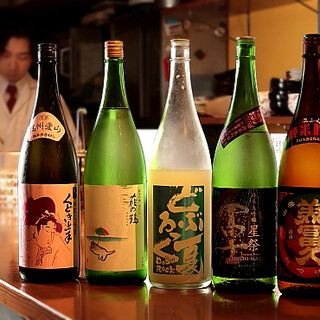 【日本酒】は常に30種類！珍しい銘柄や季節限定の銘柄も♪