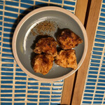 スタンド4坪らばー - 唐揚げやみつきパウダー　中東の香りがしたｗ　胸肉