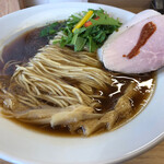 めん処 きよ洲 - 繊細なアサリ主体で醤油ダレは抑えめ！