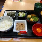 なか卯 - 納豆朝食（ごはん小盛）［340円］ 
