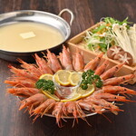 湯汁濃鬱的紅蝦涮涮鍋～蝦子味噌/西京味噌～（1份）*點餐2份起