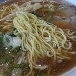 ラーメン ふくや - 麺のアップです（２０１３年８月）。