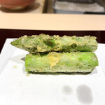 天冨良 麻布よこ田 - 北海道産アスパラ