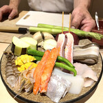 天冨良 麻布よこ田 - 今日の食材♡