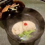 味享 - 2023.5.  鮎魚女と菜花の椀物