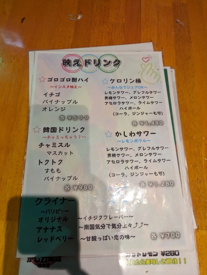 メニュー写真 : かしわ商店 柏本店 - 柏/居酒屋 | 食べログ